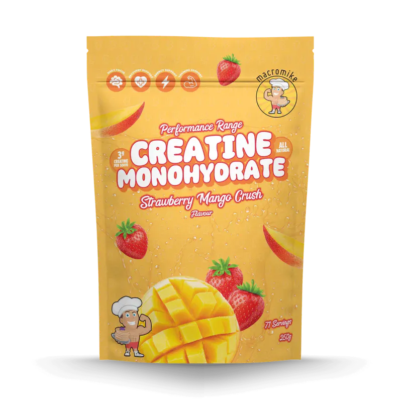 Strawberry Mango Crush Creatine Monohydrate (250g Bag)