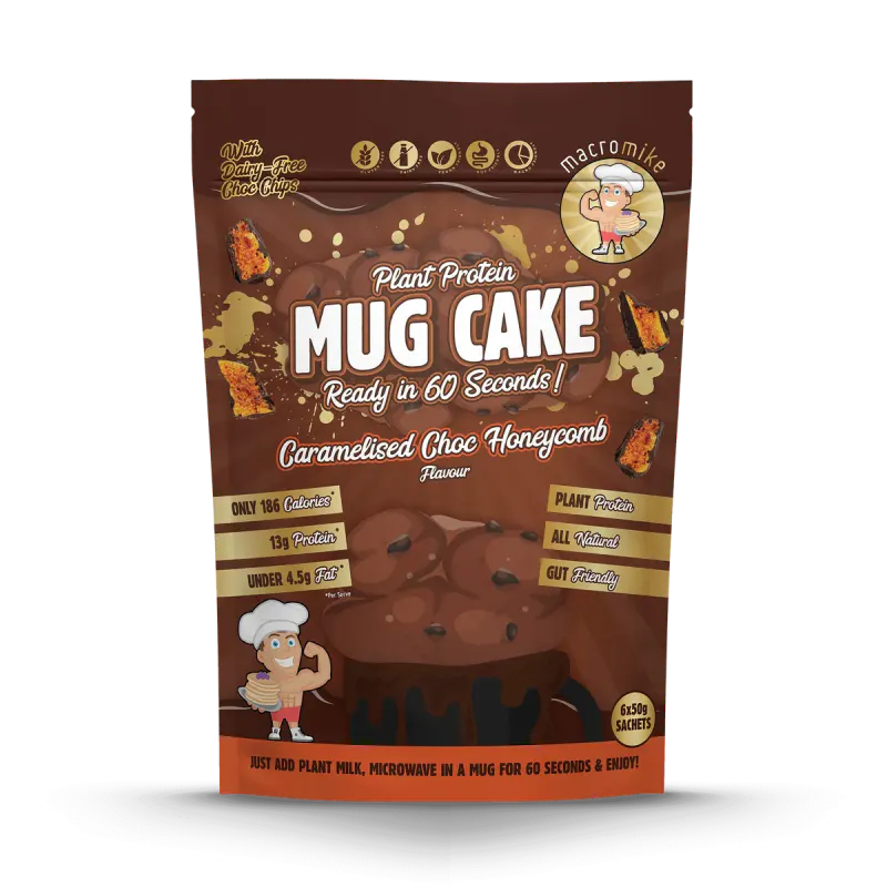 Caramelised Choc Honeycomb Mug Cake (6 x 50g Pack)