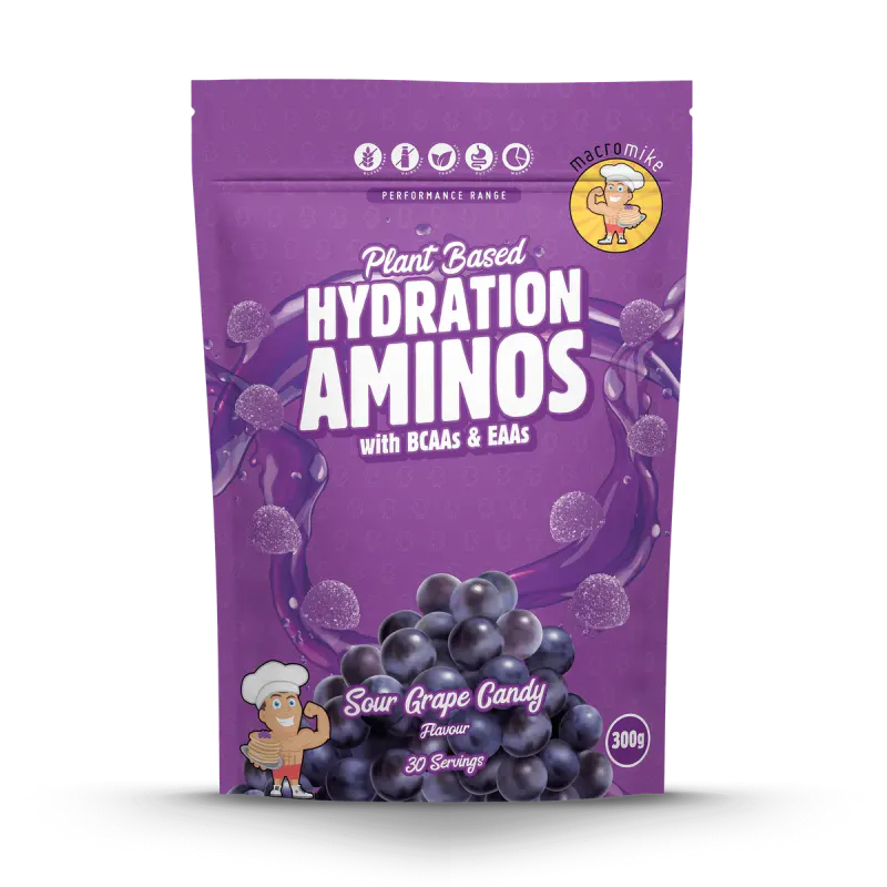 Sour Grape Candy Hydration Aminos (300g Bag)