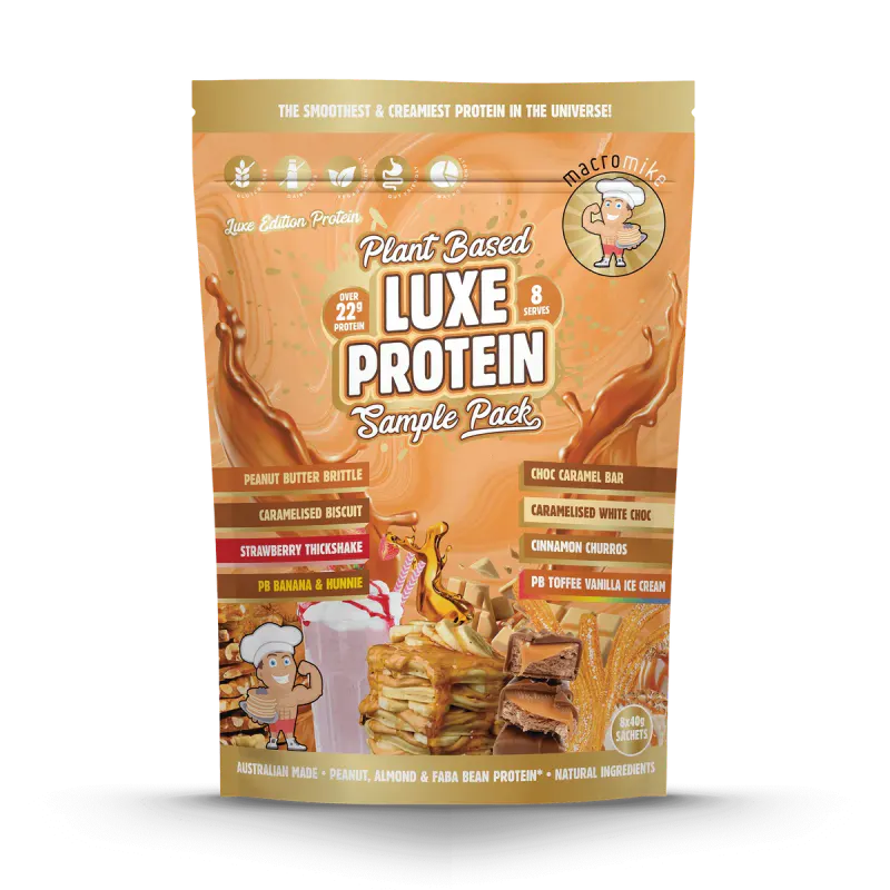Plant Based Luxe Protein Sample Pack (8 x 40g Sachets)