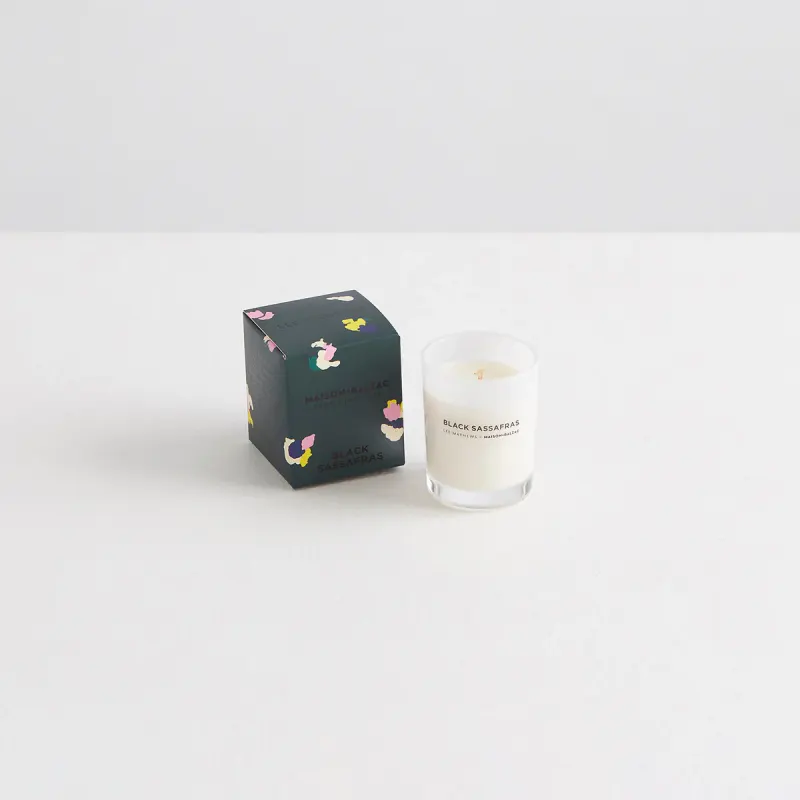 Black Sassafras Mini Scented Candle