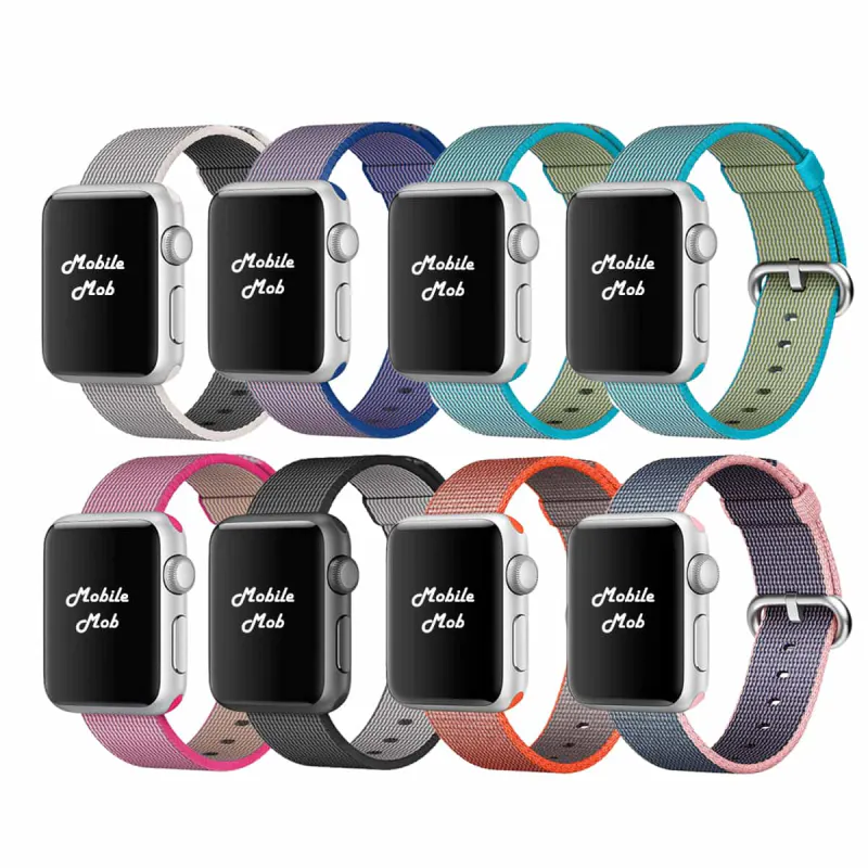 Apple Watch Woven Nylon Band Replacement Straps