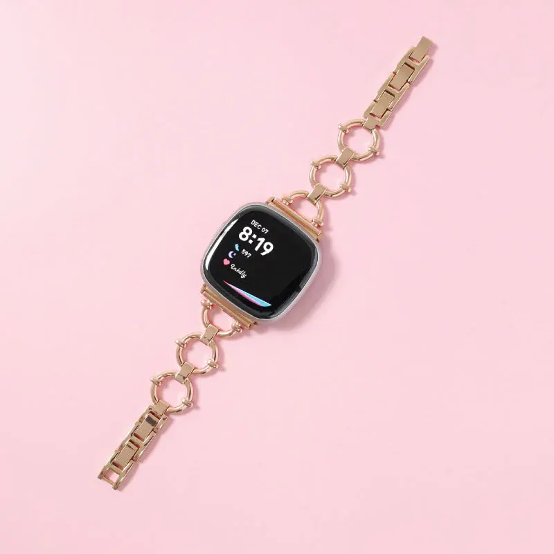 Harper Stainless Steel Fitbit Versa 4 & Sense 2 Watch Band