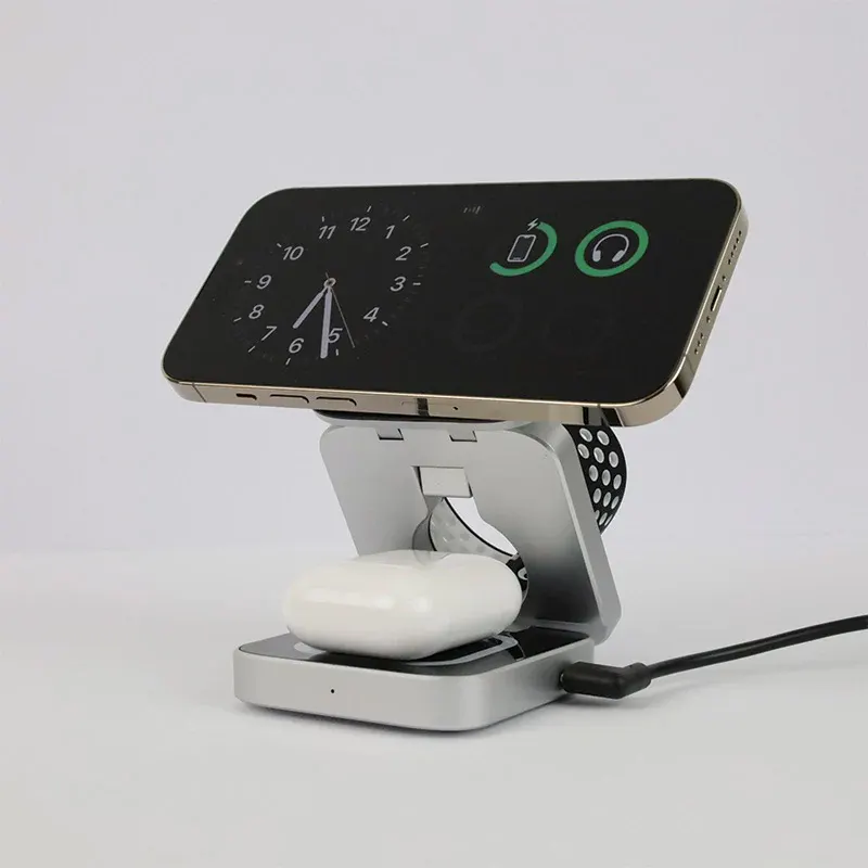 Foldrr Compact 3 in 1 Apple iPhone Charging Station