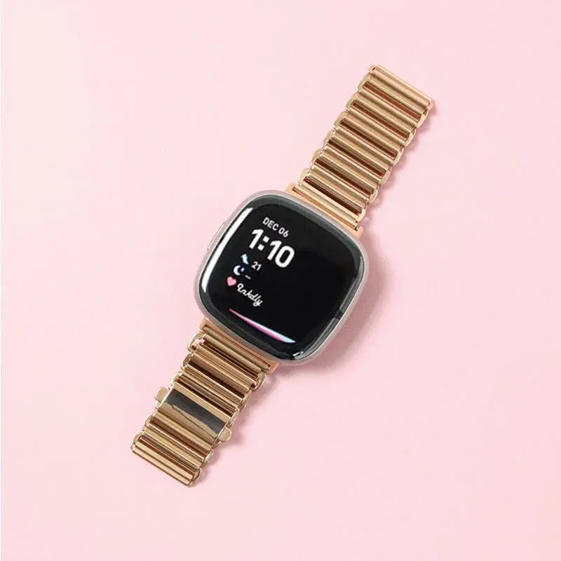 Phoebe Stainless Steel Fitbit Versa 4 & Sense 2 Watch Band