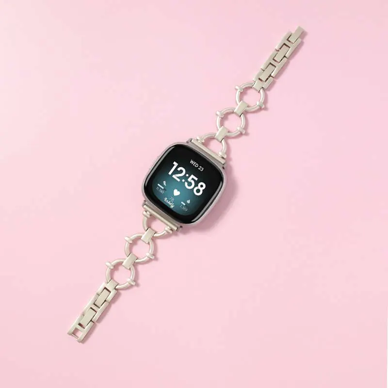 Harper Stainless Steel Fitbit Versa 3 & Sense Watch Band