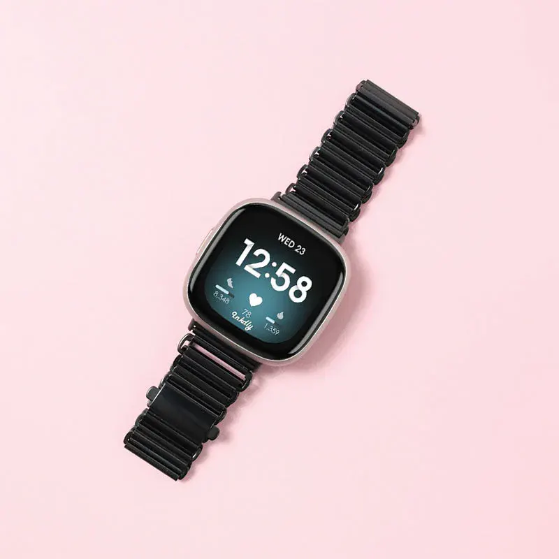Phoebe Stainless Steel Fitbit Versa 3 & Sense Watch Band