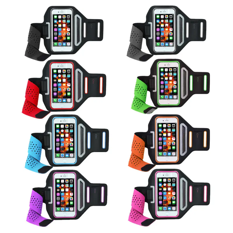 Mobile Mob Airvent Gym Running Armband For Apple iPhone 8 7 6s 6 Plus (Upto 5.5")