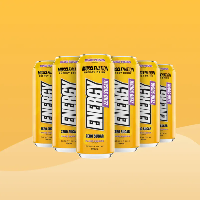 ENERGY DRINK Zero Sugar - Mango Passion 500ml (12 Pack)