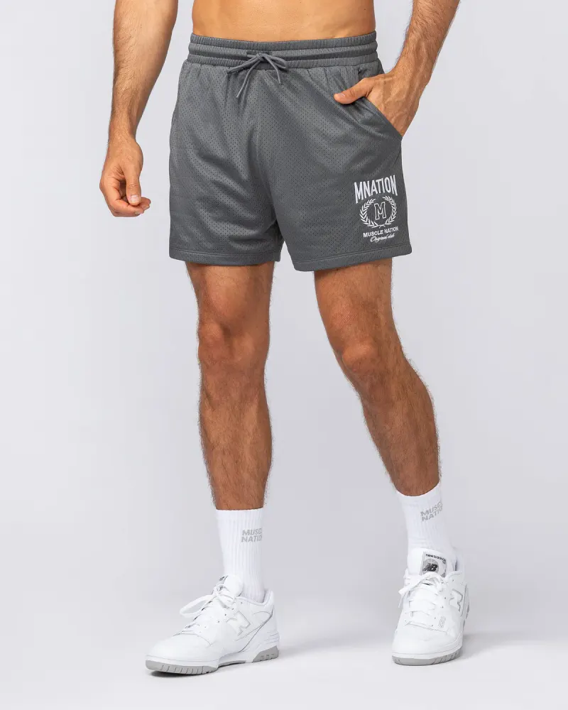 Heritage Crest Lay Up 3.5" Shorts - Tornado
