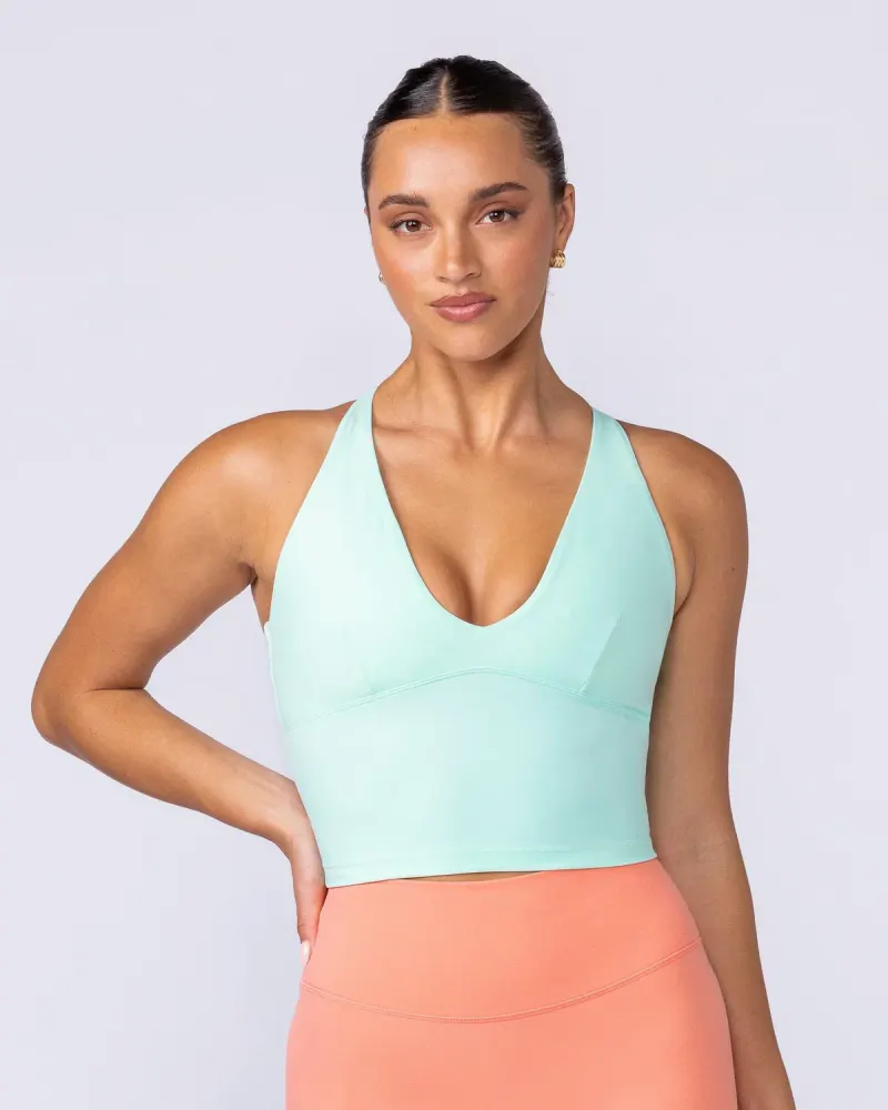 Influence Bra Tank - Ocean Wave