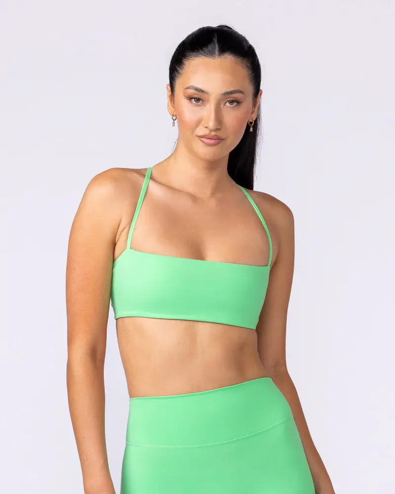 Halo Bralette - Neon Apple
