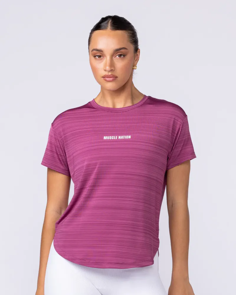 Ignite Training Tee - Raspberry Quartz