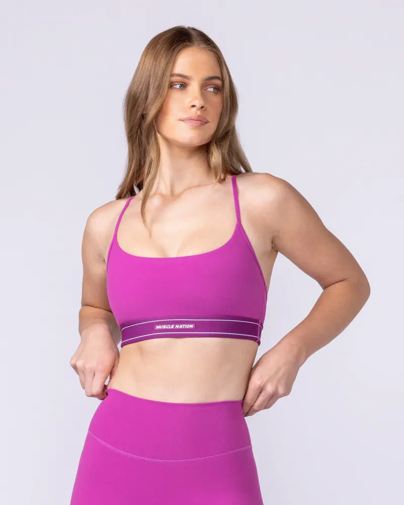 Relay Bra - Radiant Orchid