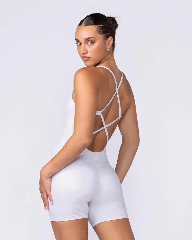 Afterglow Everyday One Piece - White Grey Marl
