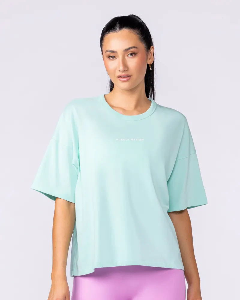 Boxy Fit Tee - Spearmint