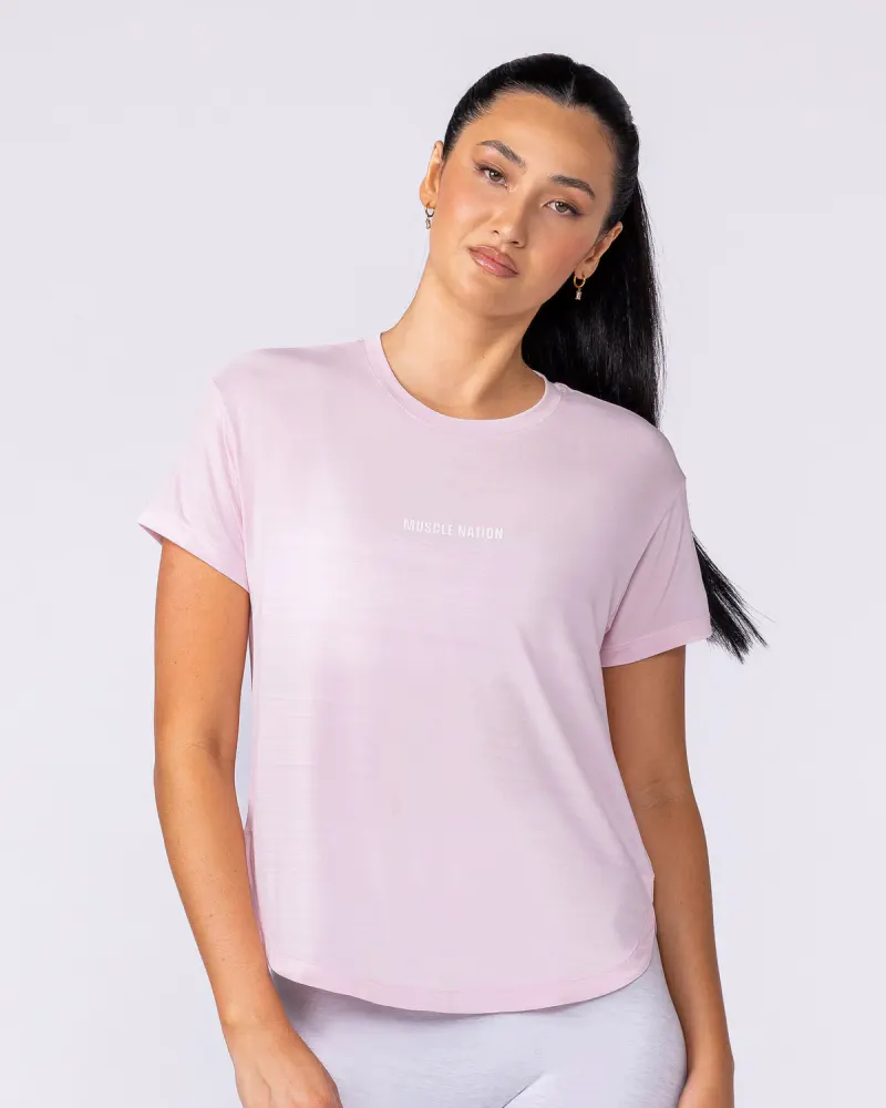 Ignite Training Tee - Soft Pink