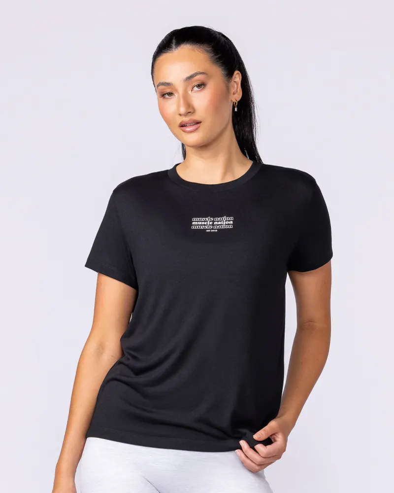 Results Training Tee - Black