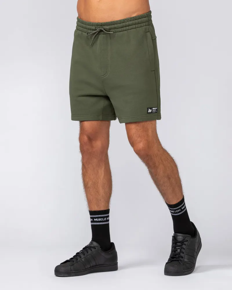 Sweat 5" Shorts - Dark Khaki