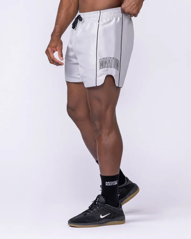 Round House 5" Shorts - Quiet Grey