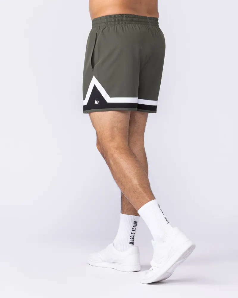 Player 4" Active Shorts - Dark Khaki