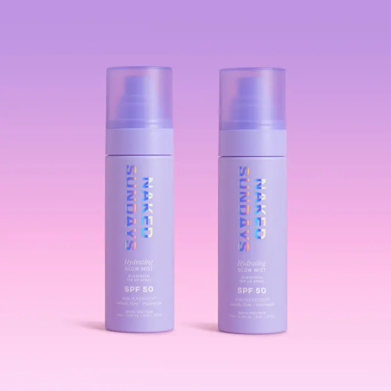 SPF50 Glow Face Mist Top Up Duo