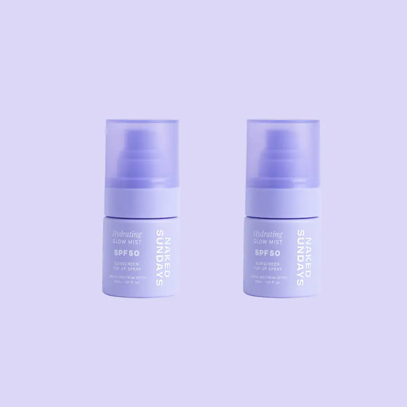 Mini size Twin Variant - SPF50 Glow Face Mist Top Up Spray