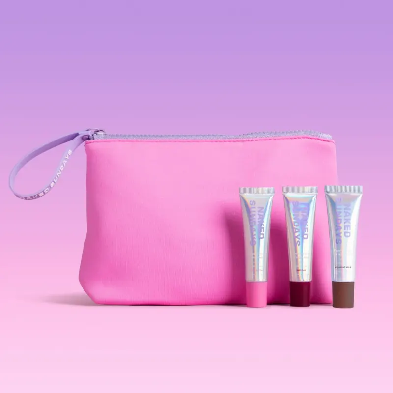 PoutScreen Trio (with free Makeup Bag)