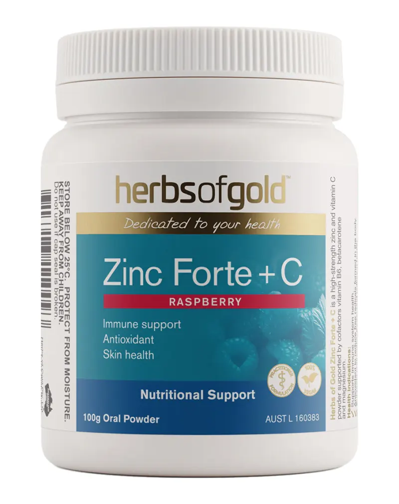 Zinc Forte + C by Herbs of Gold