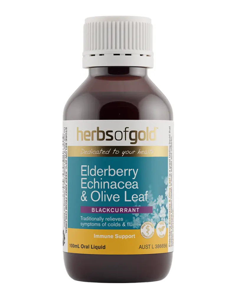Elderberry Echinacea & Olive Leaf by Herbs of Gold
