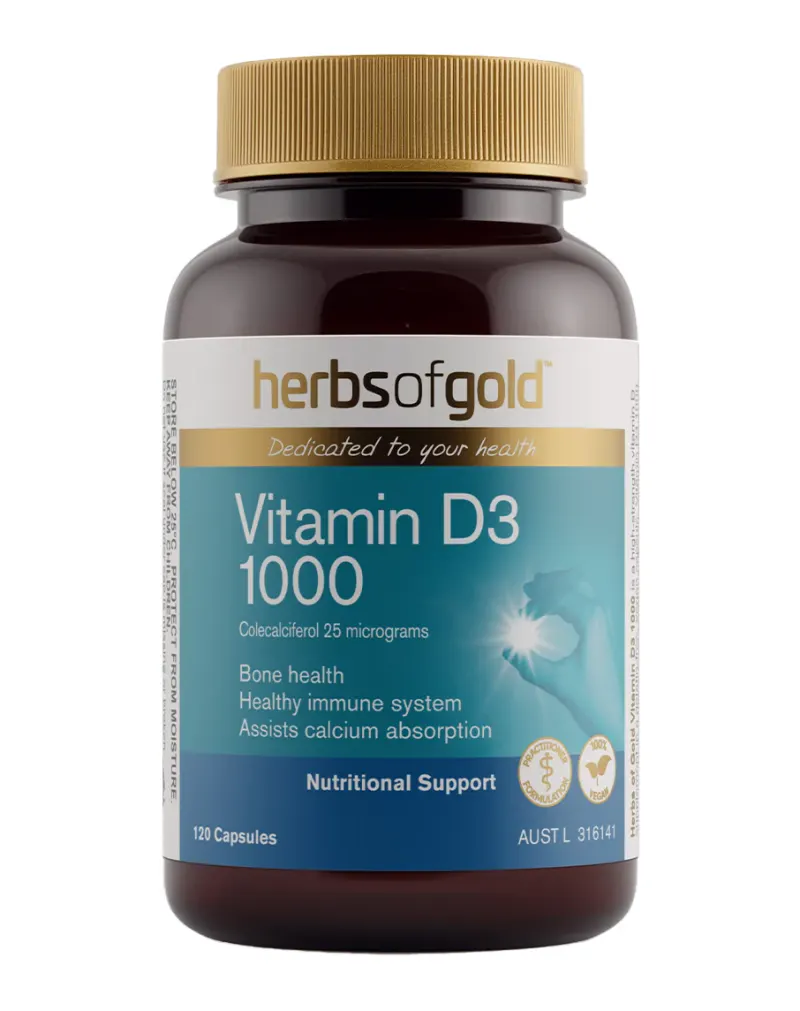 Vitamin D3 1000 by Herbs of Gold