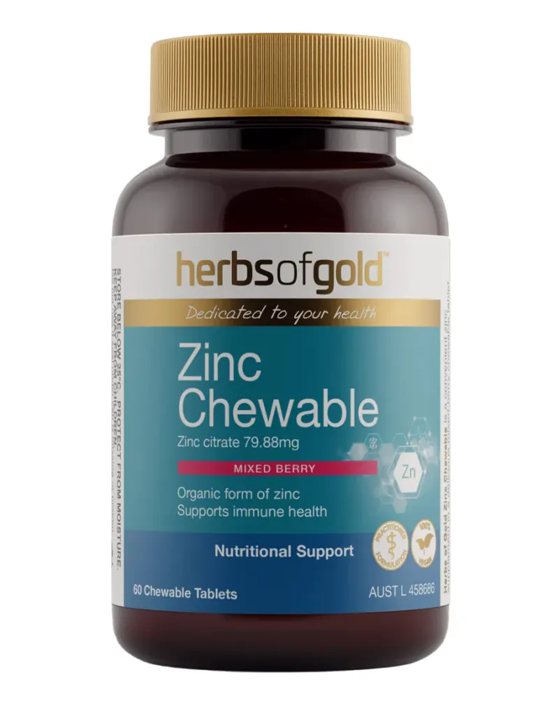 Zinc Chewable by Herbs of Gold