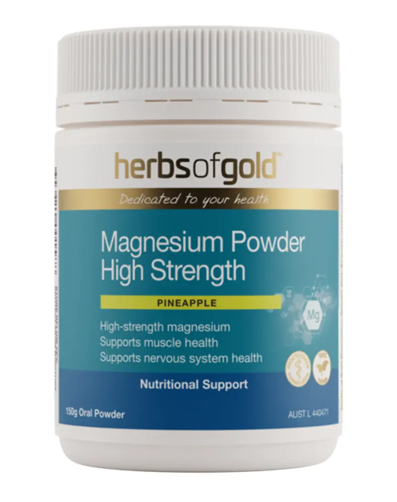 Magnesium Powder High Strength by Herbs of Gold