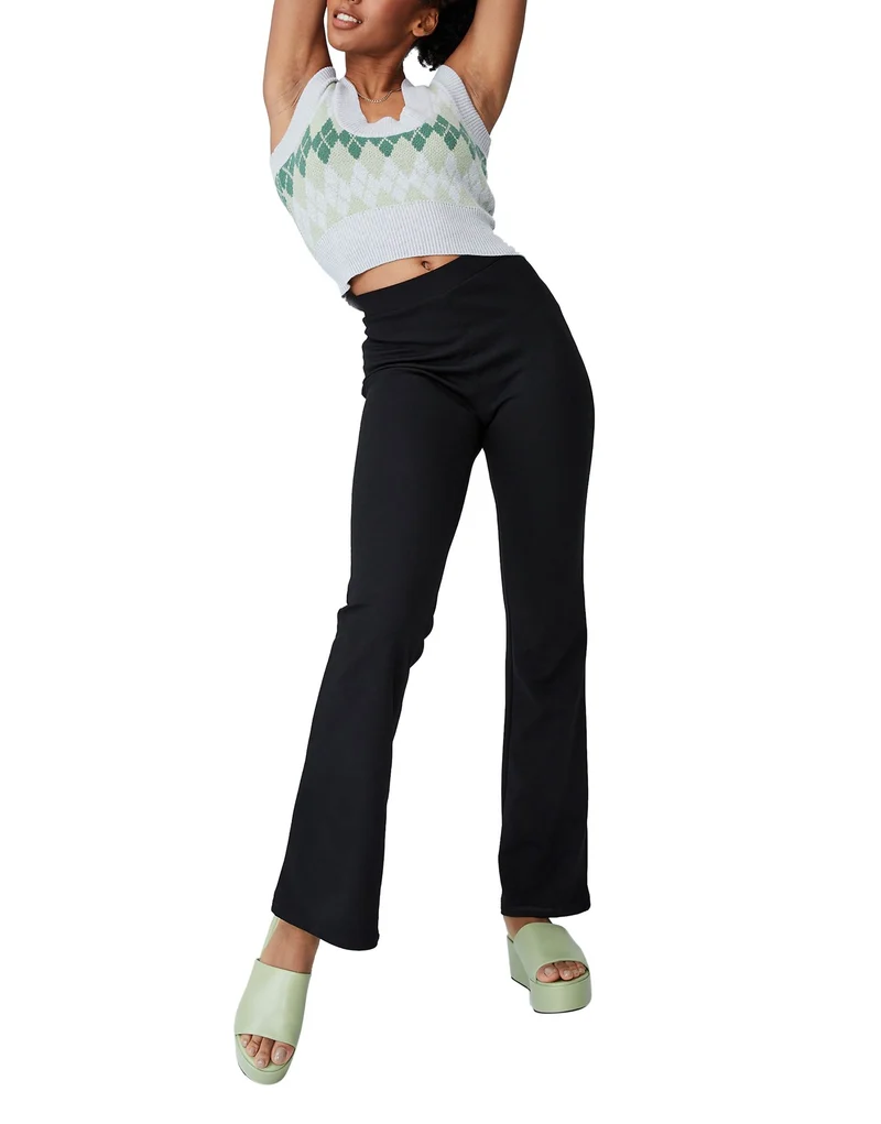 Cotton:On Intarsia Print Knitted Sweater Vest In Green
