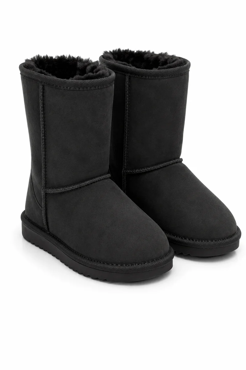 Australian Leather Ugg Classic Short - Black - AU11