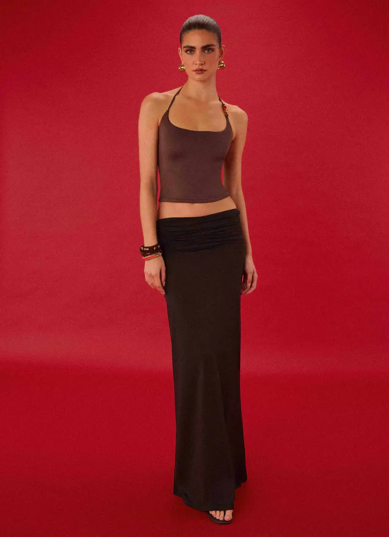 Elisabetta Maxi Skirt - Black