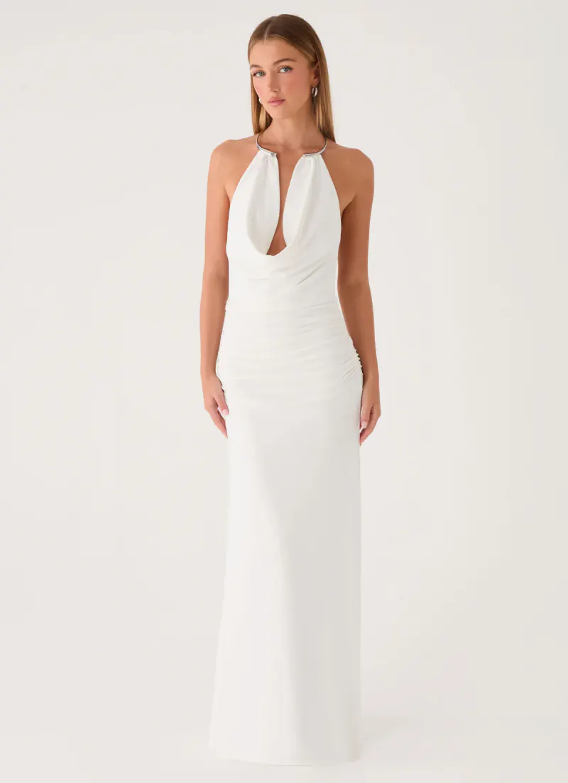 Hena Maxi Dress - White