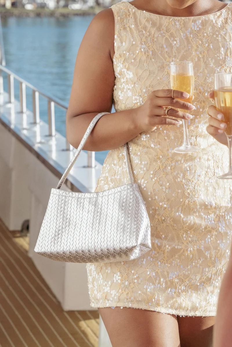 Augustine Handbag - Silver