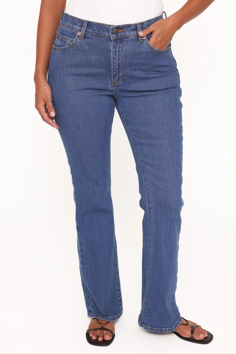 Rollas Midtown Bootcut Jeans - Canyon Stone