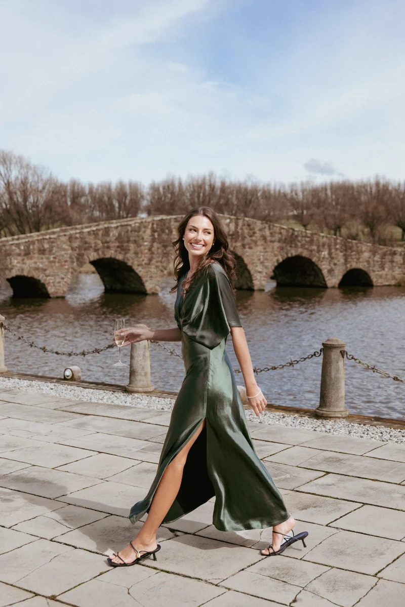 Ricki Maxi Dress - Olive Green