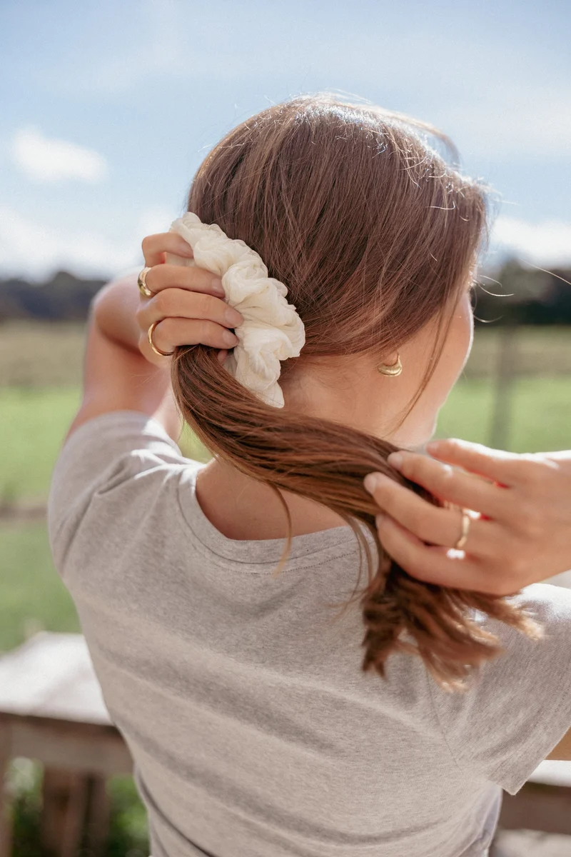 Dulce Scrunchie - Cream