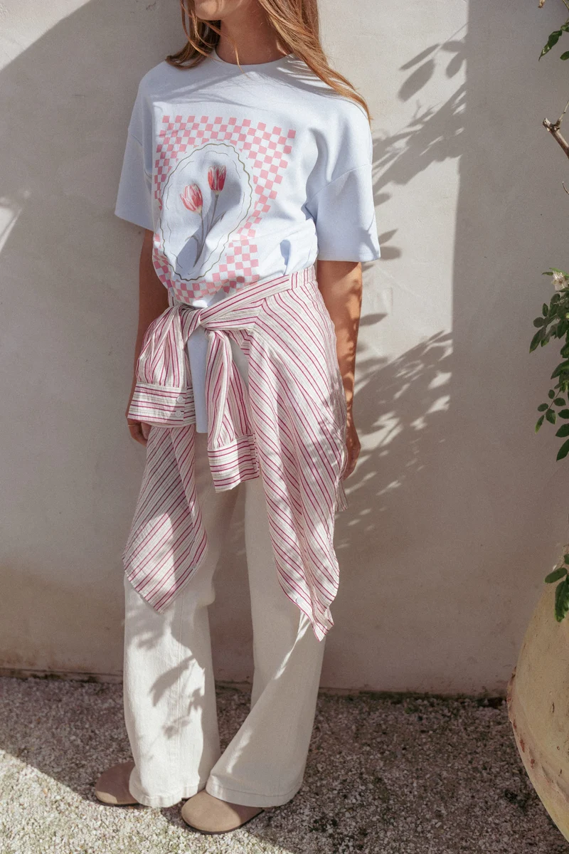 Patterson Graphic Tee - Baby Blue