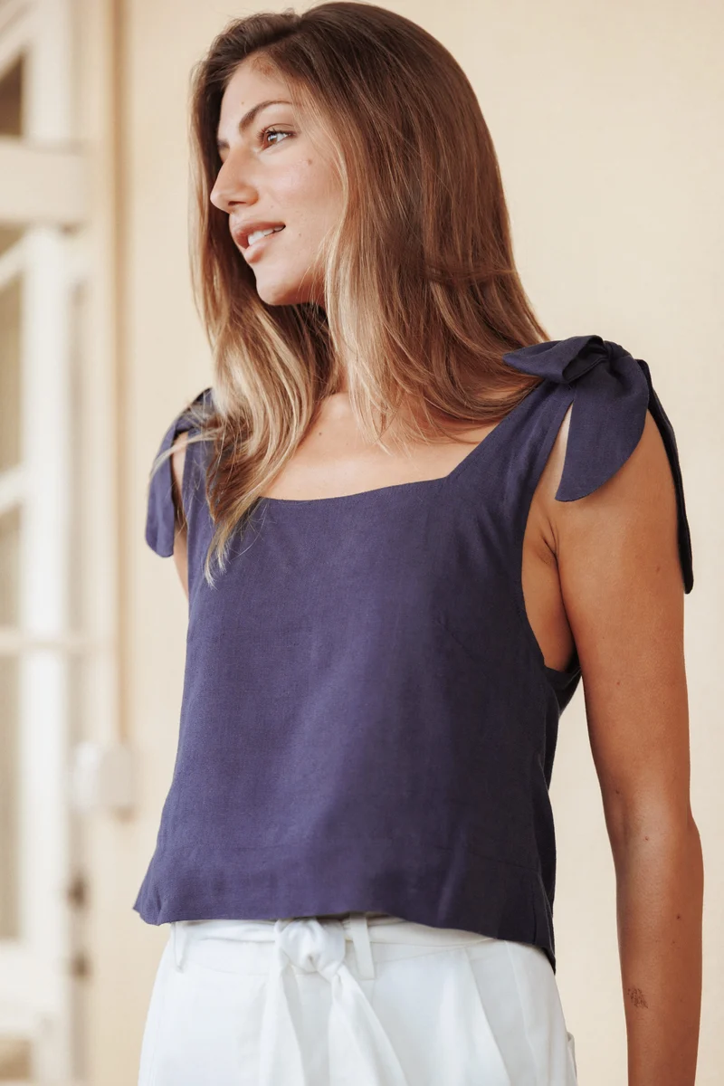 Lorry Top - Navy