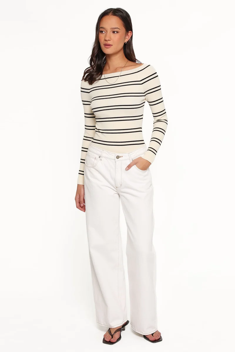 Abrand 95 Baggy Petite Jeans - Porcelain