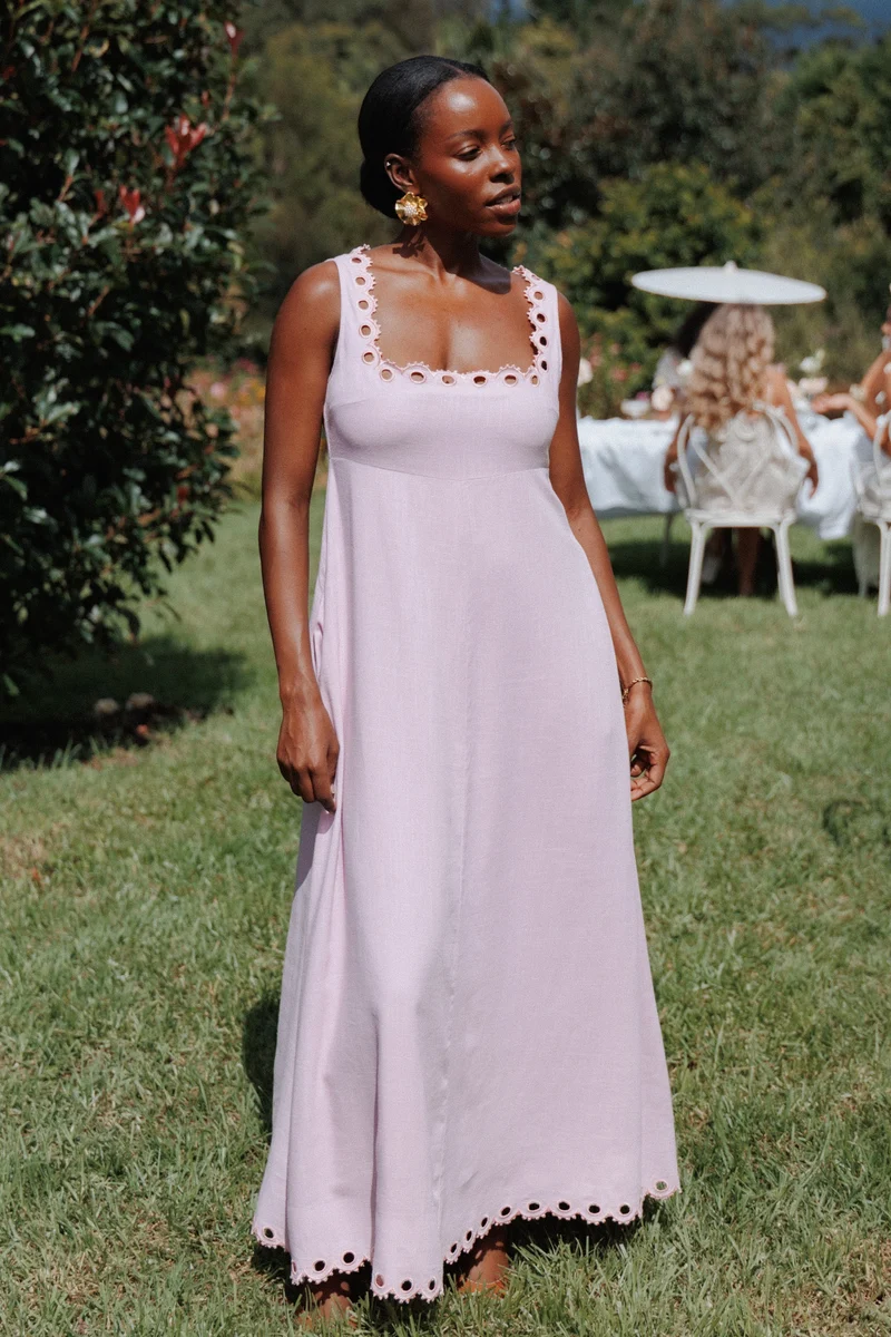 Jetta Midi Dress - Lavender