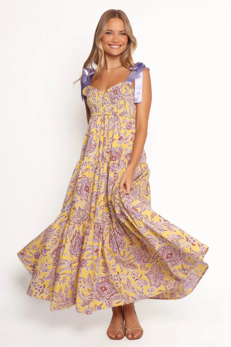 Marigold Maxi Dress - Evening Primrose