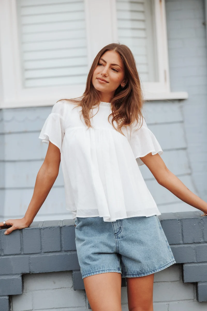 Charlston Top - White