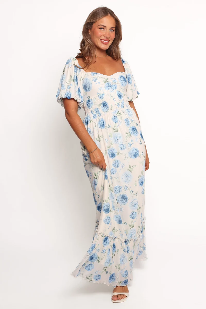 Devon Maxi Short Sleeve Dress - Summer Song