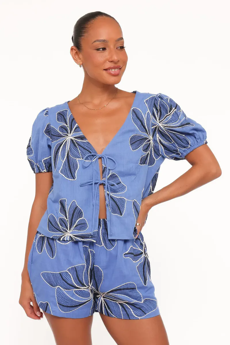 Asta Short Set - Blue Floral