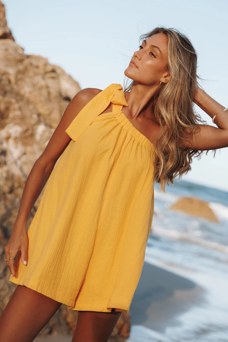 Miffy One Shoulder Playsuit - Mango